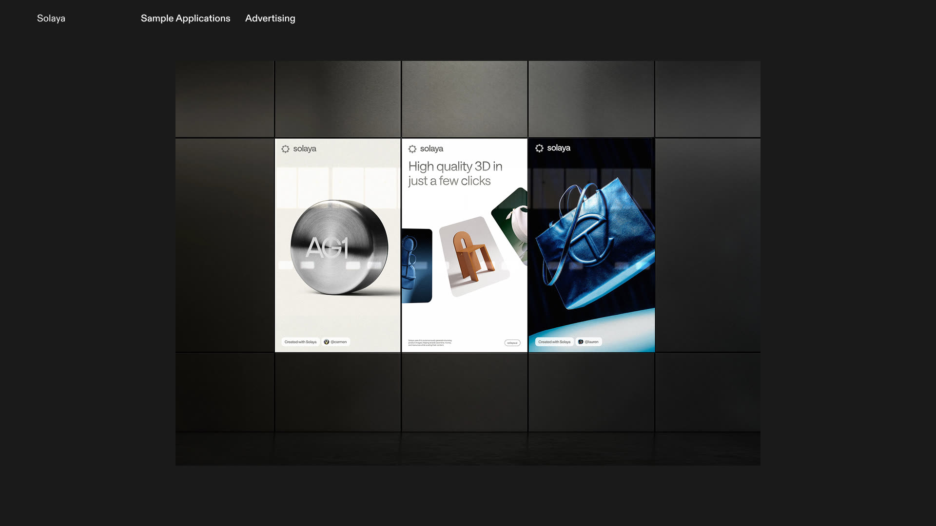 Sample applications — grid