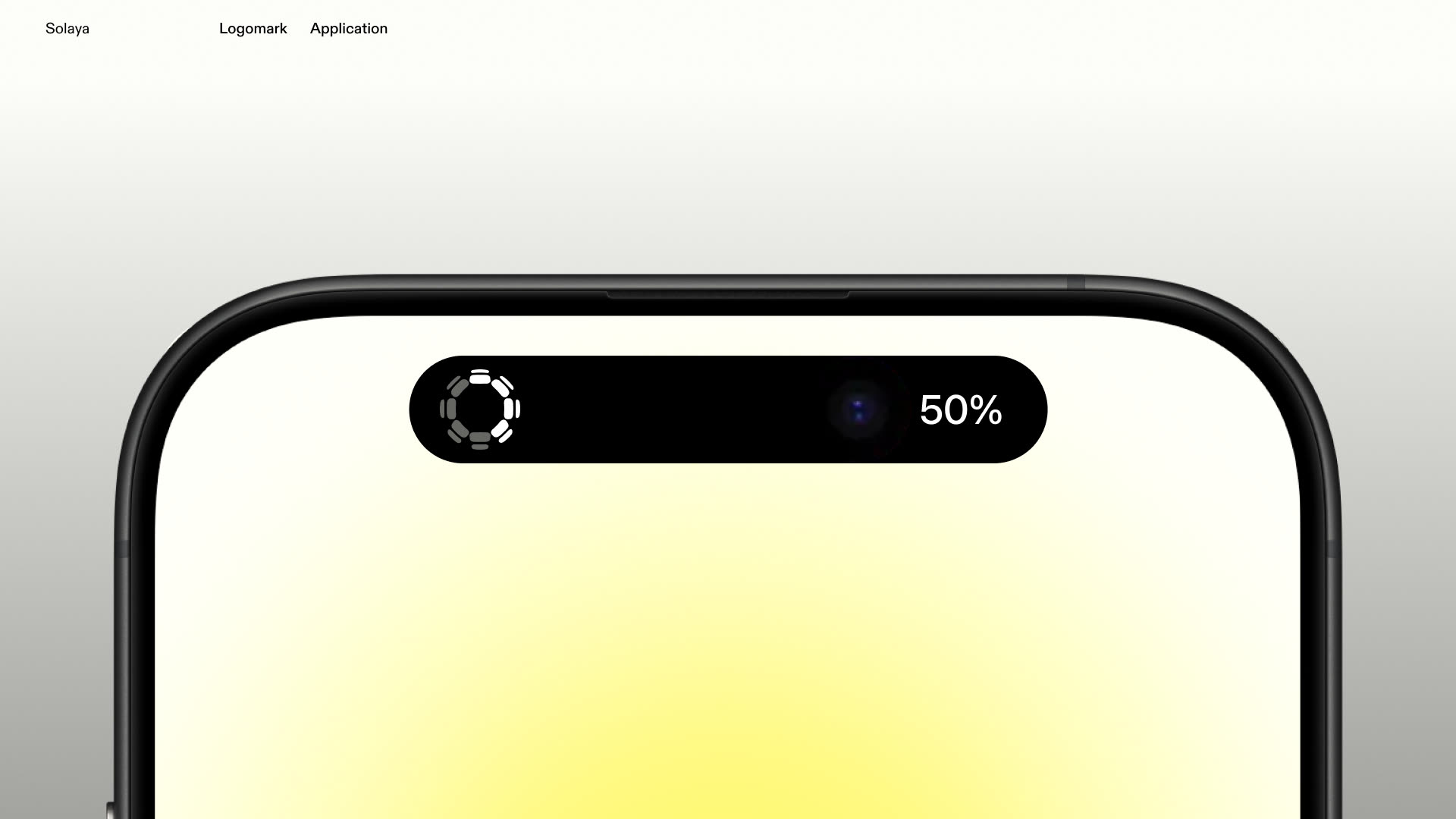 Dynamic island progress