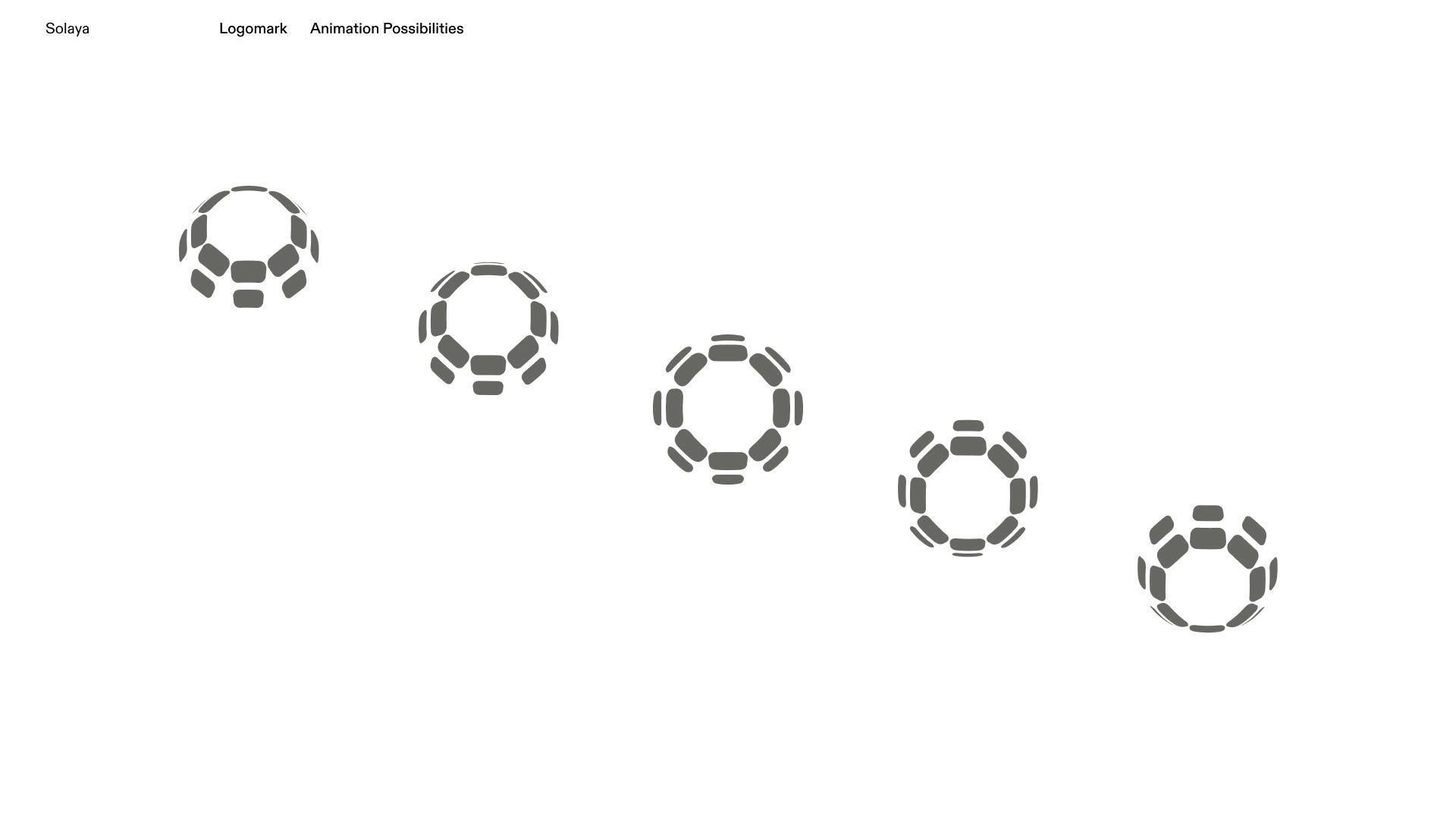 Logomark — animation possibilities