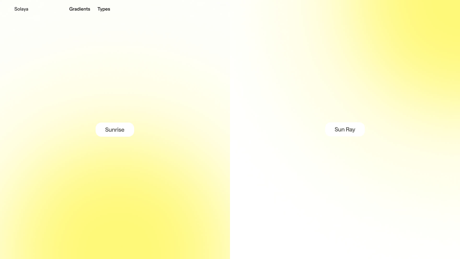 Gradients — Sunrise / Sun Ray